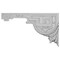 Ekena Millwork 11"W x 6 3/8"H x 1/2"D Legacy Stair Bracket, Left SB11X06LE-L - alternate 1